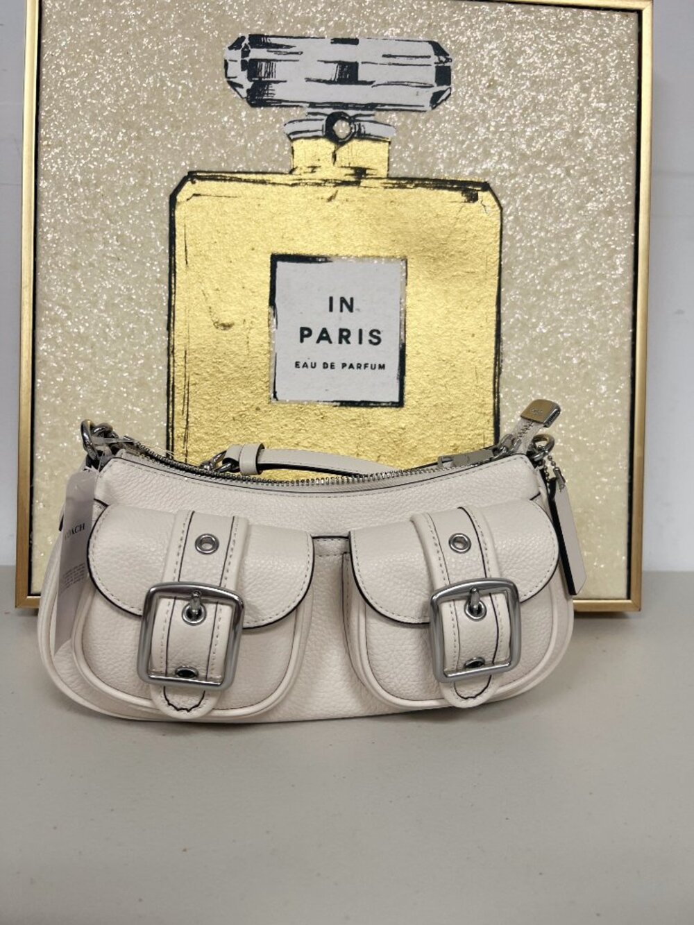 Coach CM079 Ashton Bag IN Chalk